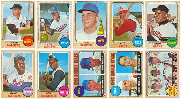 1968 Topps Baseball Complete Set (598)